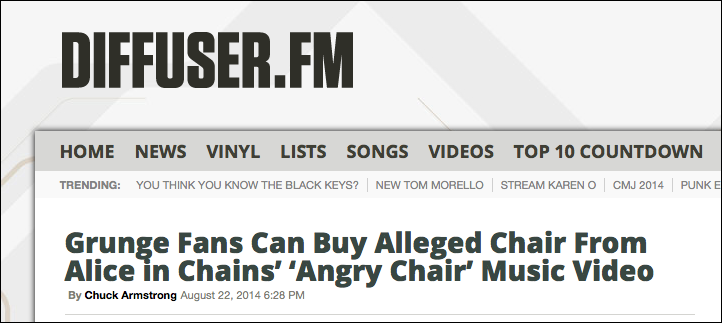 A screengrab of a clickbait article about the Craigslist post.