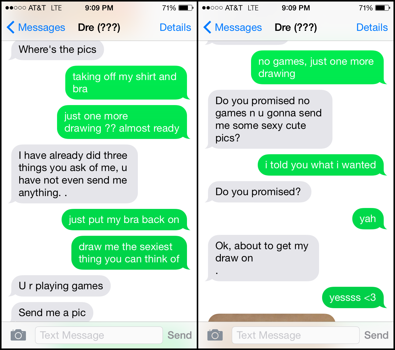 Dre pushes back again.